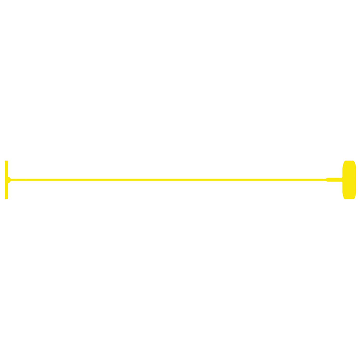 3" Yellow Standard Fasteners - TAGS-43033